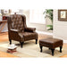 VAUGH Rustic Brown Ottoman - Time 2 Sleep (West Covina, CA)