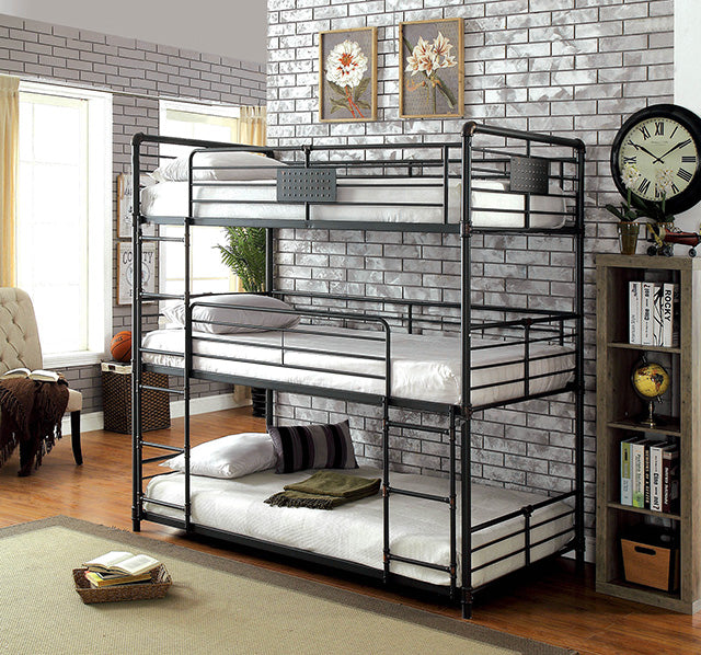 Olga I Antique Black Full/Full Bunk Bed - Time 2 Sleep (West Covina, CA)