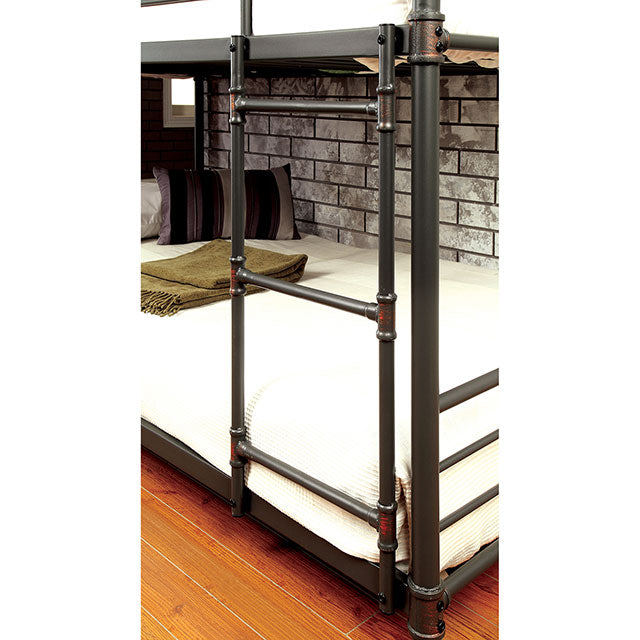Olga I Antique Black Full/Full Bunk Bed - Time 2 Sleep (West Covina, CA)