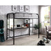 Opal Iii Black & Silver Twin Loft Bed - Time 2 Sleep (West Covina, CA)