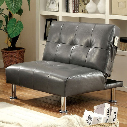 Bulle Chair Grey & Red - Time 2 Sleep (West Covina, CA)