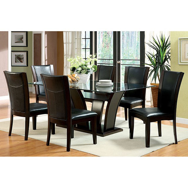 Manhattan 7 Pc Dining Table Set Cherry - Time 2 Sleep (West Covina, CA)