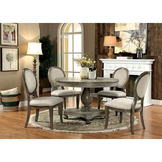 Kathryn 5 Pc Dining Table Set Rustic - Time 2 Sleep (West Covina, CA)