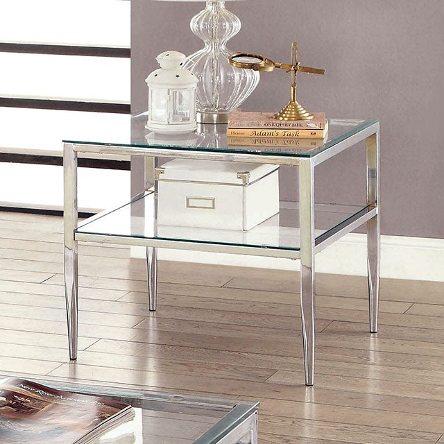 TANIKA Chrome End Table, Chrome - Time 2 Sleep (West Covina, CA)