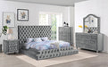 Stefania Bed Grey & Queen - Time 2 Sleep (West Covina, CA)