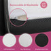 Hollyhock 4" Full Tri-Fold Memory Foam Topper - Time 2 Sleep (West Covina, CA)