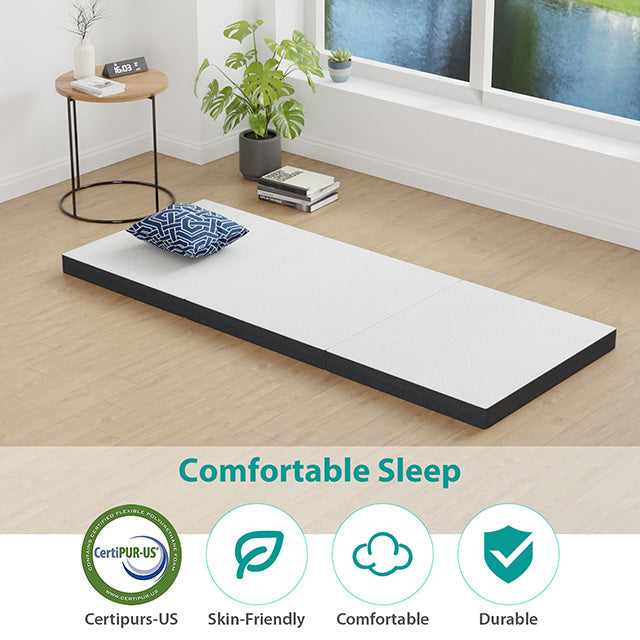 Hollyhock 4" Queen Tri-Fold Memory Foam Topper - Time 2 Sleep (West Covina, CA)