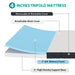 Hollyhock 4" Queen Tri-Fold Memory Foam Topper - Time 2 Sleep (West Covina, CA)