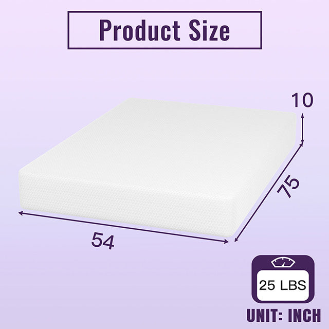 Nasturtium 10" Full Bamboo Charcoal Infused Memory Foam - Time 2 Sleep (West Covina, CA)