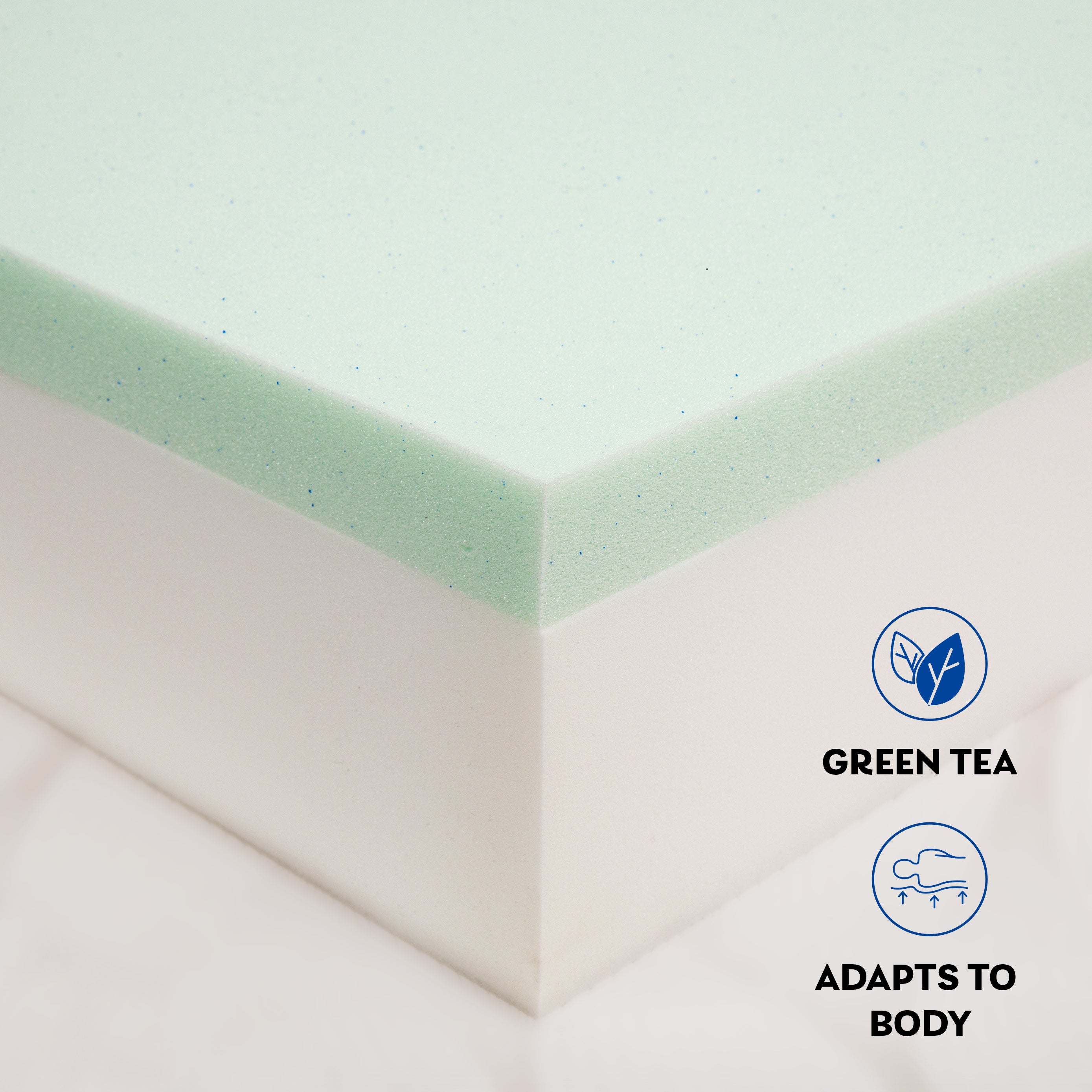 Green Tea Infused Memory Foam