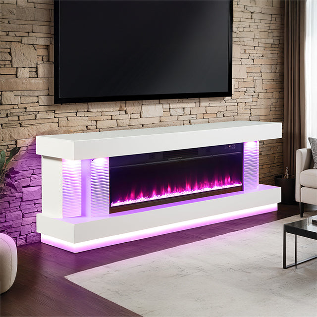 Peseux 71" TV Stand w/ Electric Fire Place - Time 2 Sleep (West Covina, CA)