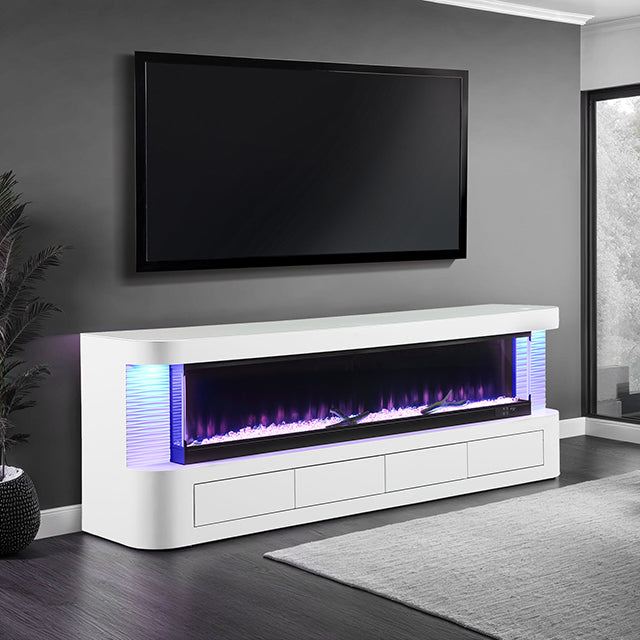 Luken 71" TV Stand w/ Electric Fire Place - Time 2 Sleep (West Covina, CA)