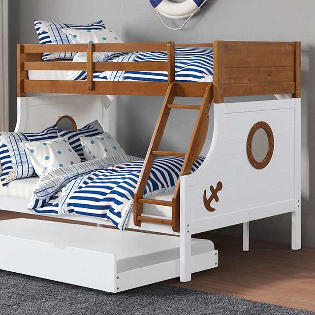 Nautia Twin/Full Bunk Bed Black & White - Time 2 Sleep (West Covina, CA)