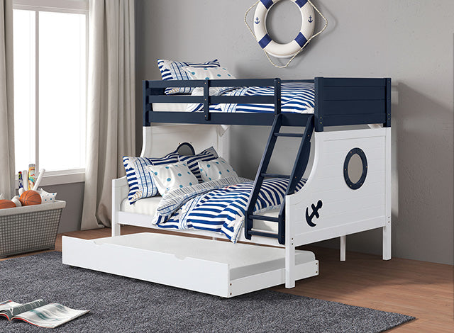 Nautia Twin/Full Bunk Bed Black & White - Time 2 Sleep (West Covina, CA)