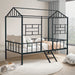 Rhonda Twin Loft Bed White, Silver, & Black - Time 2 Sleep (West Covina, CA)