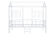 Rhonda Twin Loft Bed White, Silver, & Black - Time 2 Sleep (West Covina, CA)