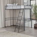 Myles Twin Loft Bed White, Silver & Black - Time 2 Sleep (West Covina, CA)