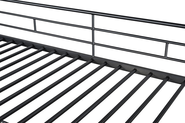 Myles Twin Loft Bed White, Silver & Black - Time 2 Sleep (West Covina, CA)