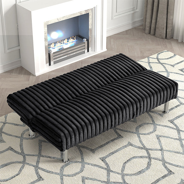 Hinwil Futon Sofa Bed Pink, Beige Grey, & Black - Time 2 Sleep (West Covina, CA)