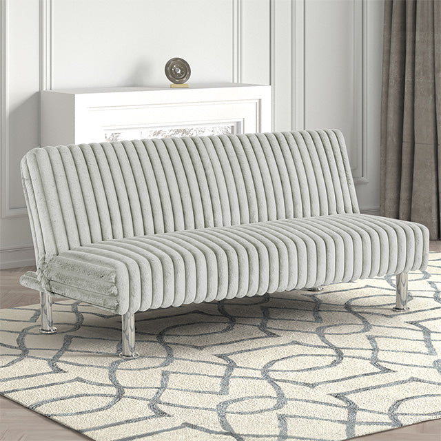Hinwil Futon Sofa Bed Pink, Beige Grey, & Black - Time 2 Sleep (West Covina, CA)