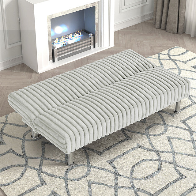 Hinwil Futon Sofa Bed Pink, Beige Grey, & Black - Time 2 Sleep (West Covina, CA)