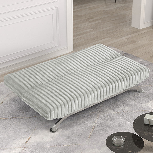 Villeneuve Futon Sofa Bed Black, Pink, & Grey - Time 2 Sleep (West Covina, CA)