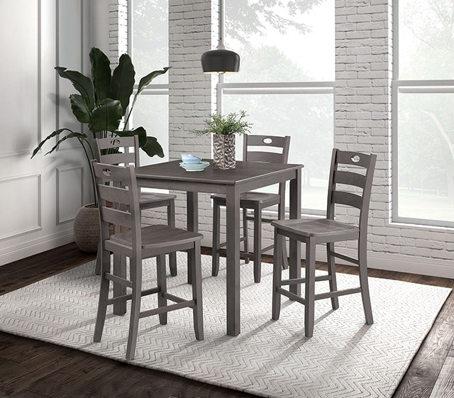 Lubbock 5 Pc. Counter Ht. Table Set - Time 2 Sleep (West Covina, CA)
