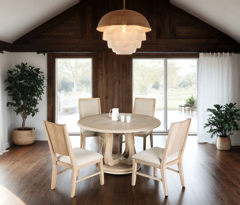 Orbetello 5 Pc Dining Table Set Natural - Time 2 Sleep (West Covina, CA)