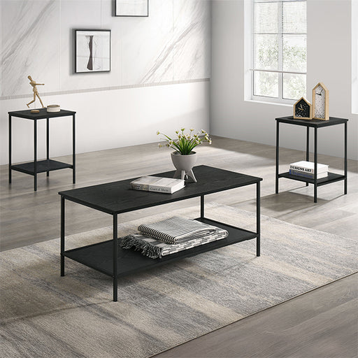 Pallas 3 Pc. Table Set Black - Time 2 Sleep (West Covina, CA)