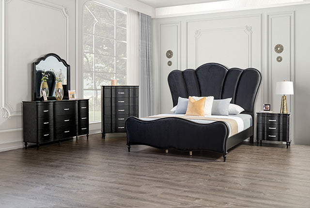 Melodi Parc E.King & Queen Bed Black & Silver - Time 2 Sleep (West Covina, CA)