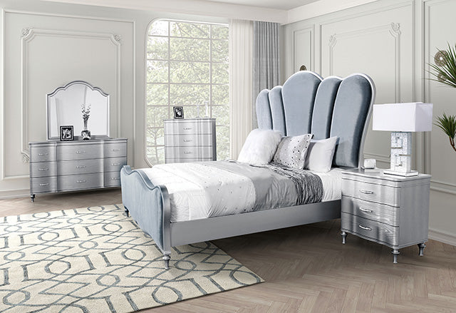 Melodi Parc E.King & Queen Bed Black & Silver - Time 2 Sleep (West Covina, CA)