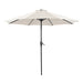 Tano 9' Outdoor Umbrella + 21" Round Base - Time 2 Sleep (West Covina, CA)