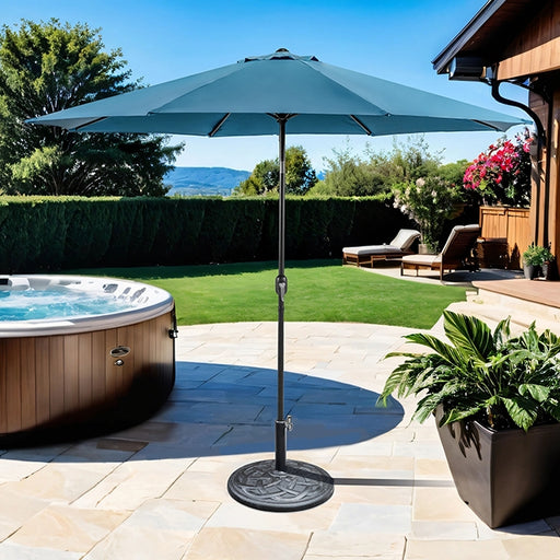 Mora 11' Outdoor Umbrella + 21" Round Base - Time 2 Sleep (West Covina, CA)