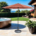Mora 11' Outdoor Umbrella + 21" Round Base - Time 2 Sleep (West Covina, CA)