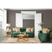VERDANTE Emerald Green/Gold Sofa - Time 2 Sleep (West Covina, CA)
