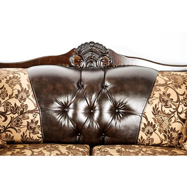 Quirino Tan/Dark Brown Love Seat - Time 2 Sleep (West Covina, CA)
