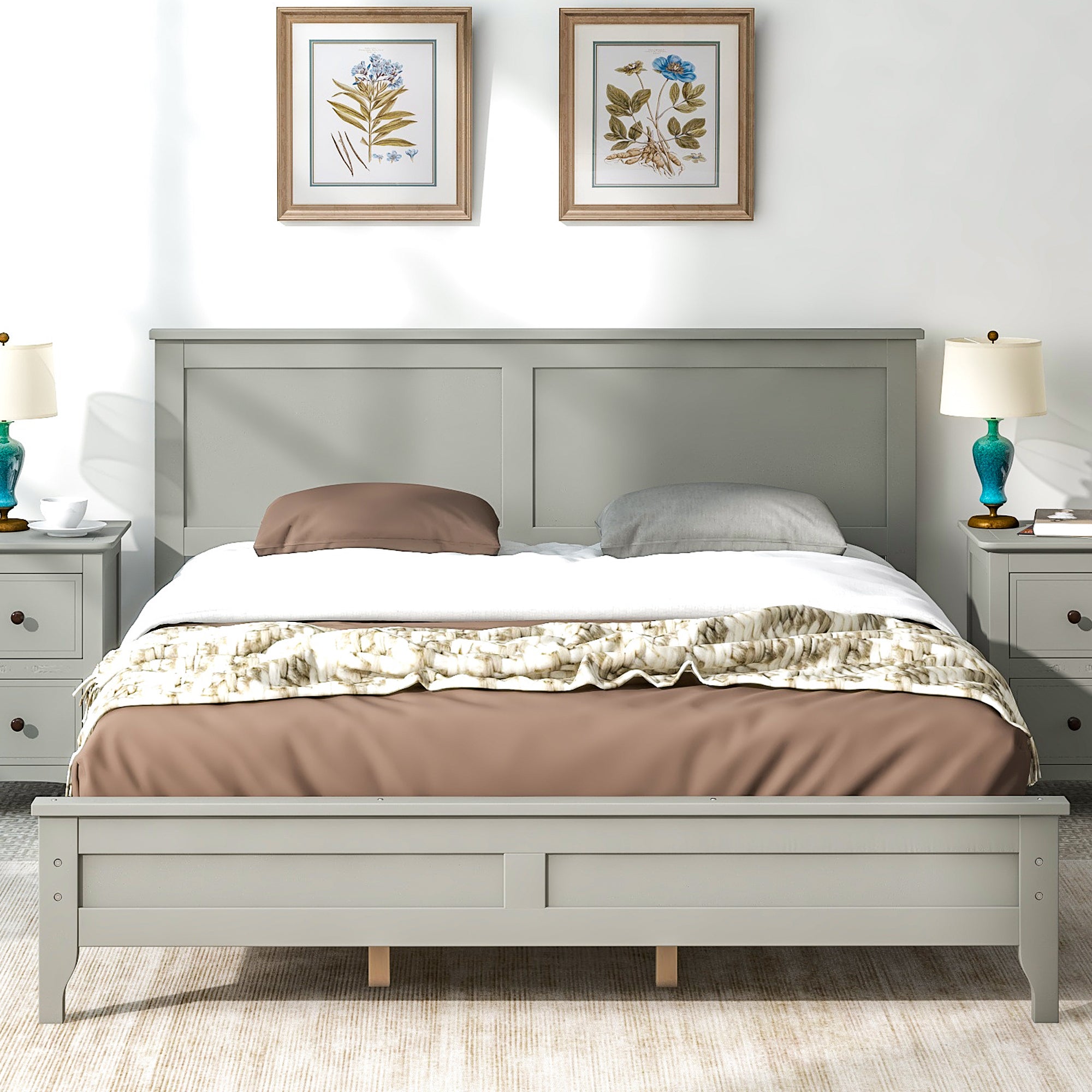 Queen Platform Bed 